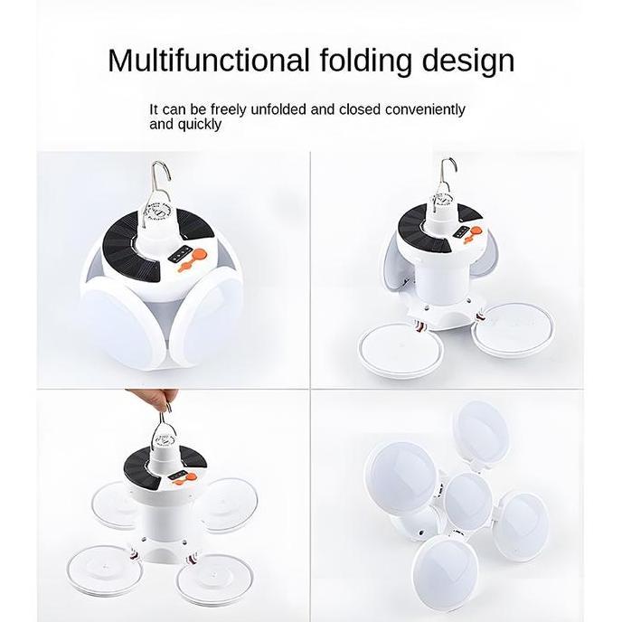 CR - Lampu Panel Surya, Lampu Sorot Surya untuk Outdoor, Lampu Sorot LED Super Terang, Lampu Jalan S