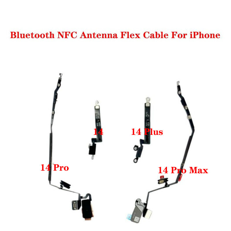 Kabel Bluetooth Flex Asli untuk Suku Cadang Perbaikan Antena Sinyal Klip NFC iPhone 14 Plus Pro Max