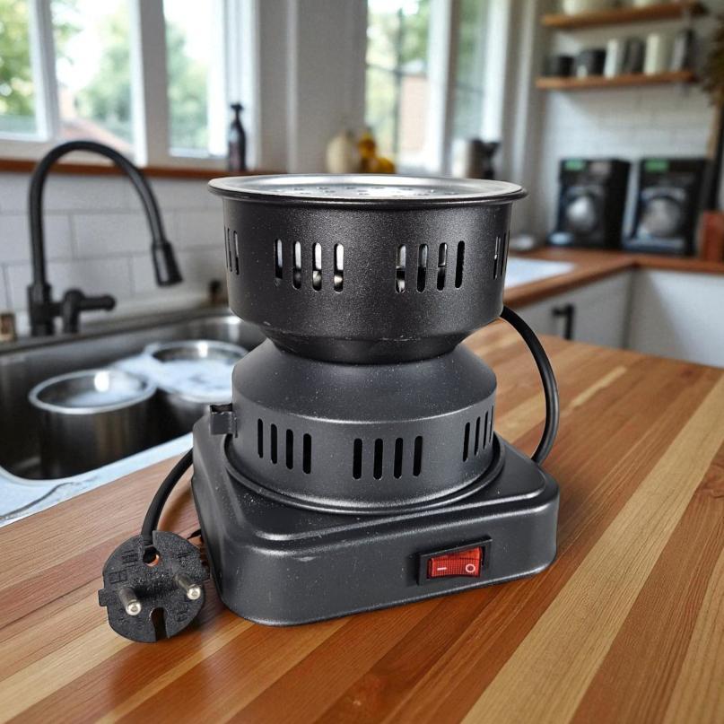 JZ Kompor Listrik Mini Pemanas Arang Hookah BBQ Charcoal Burner 500W - ZD-A016