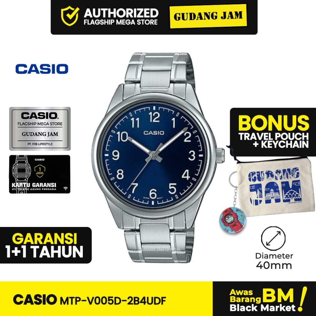 Jam Tangan Casio MTP-V005D-2B4UDF MTP-V005D MTP-V005 MTPV005D MTP V005D SLF***