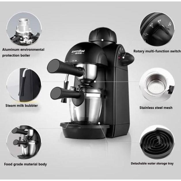 Cof3 Mesin Kopi Gemilai Crm 2008 Espresso Coffee Maker Cappucino Latte