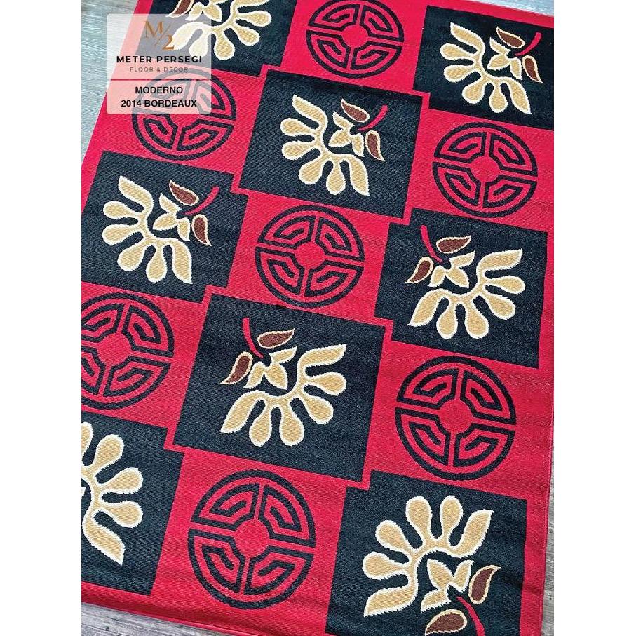 '' KARPET MODERNO 160 X 210 CM 2014 BORDEAUX ''