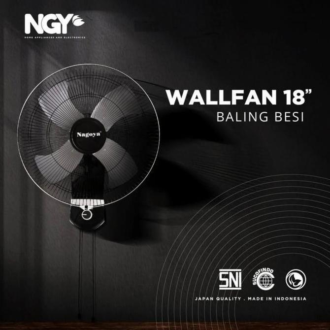 Kipas Angin Dinding Gantung Besi 18 inc / Nagoya Tornado Wall Fan 18in