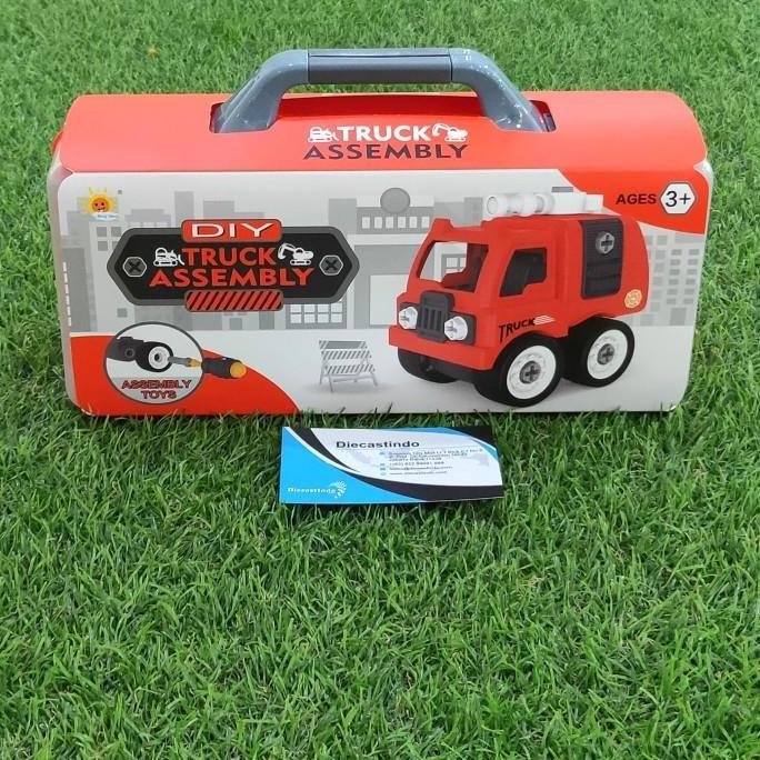 DIY Truck - Engineering Toys - Assembly Box - Fire Truck mobil beko
