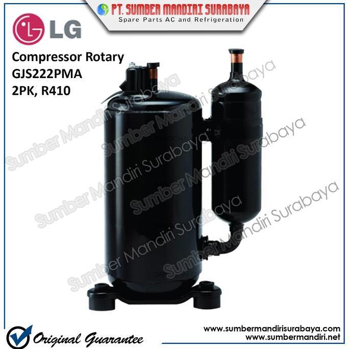 Compressor AC LG Rotary GJS222PMA - 2PK - R410 - 1 Phase