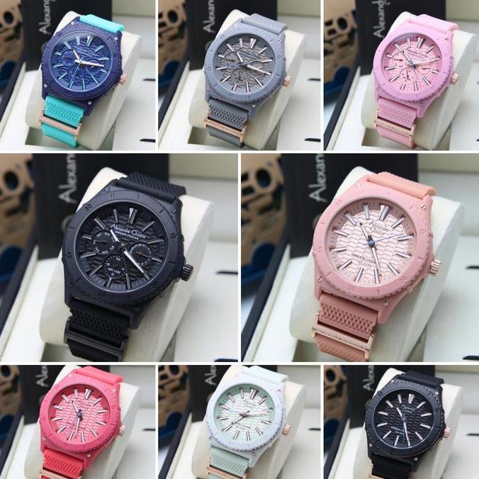 Ready [ ORIGINAL ] Jam Tangan Pria / Wanita Alexandre Christie 6584 AC 6584