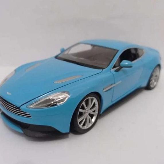 Nex Welly 1:24 Aston Martin Vanquish Biru
