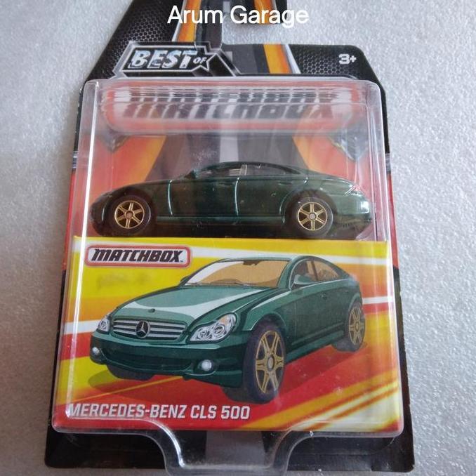 Matchbox Mercedes Benz ClS 500. Card Best Of Matchbox Collection Series. Premium Collection Includes