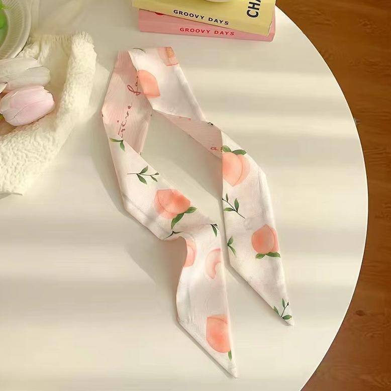 Korea Syal Satin Premium Dekorasi Tas Syal Mode Aksesoris rambut Scarf Wanita Korea / Scraf Leher / 