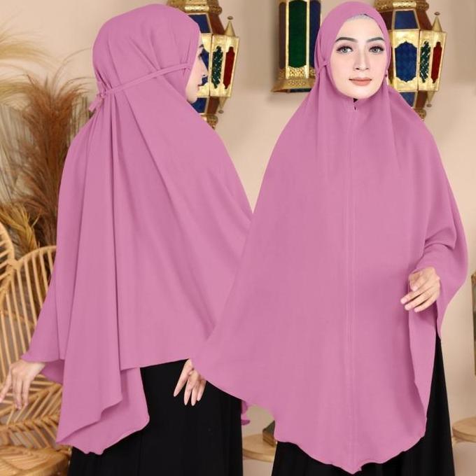 Hijab Instan Bergo Maryam Jumbo Xxxl Crinkle Airflow/Jumbo Non Pet