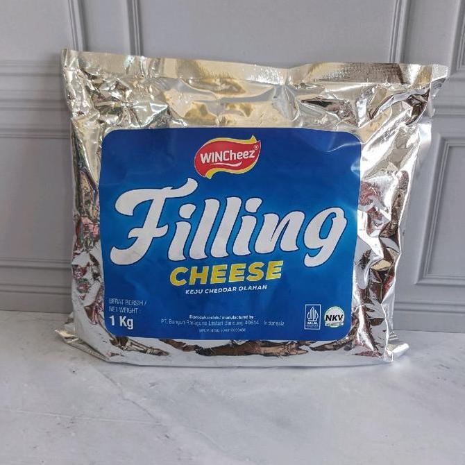 WINCHEEZ FILLING KEJU CHEDDAR 1 KG FILLING CHEESE WINCHEEZ 1 KG