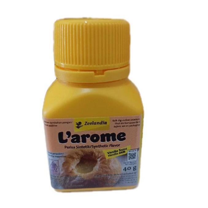 [40 GRAM ] LAROME VANILLA MILK 40 GRAM VANILI SUSU ZEENLANDIA 40 GRAM