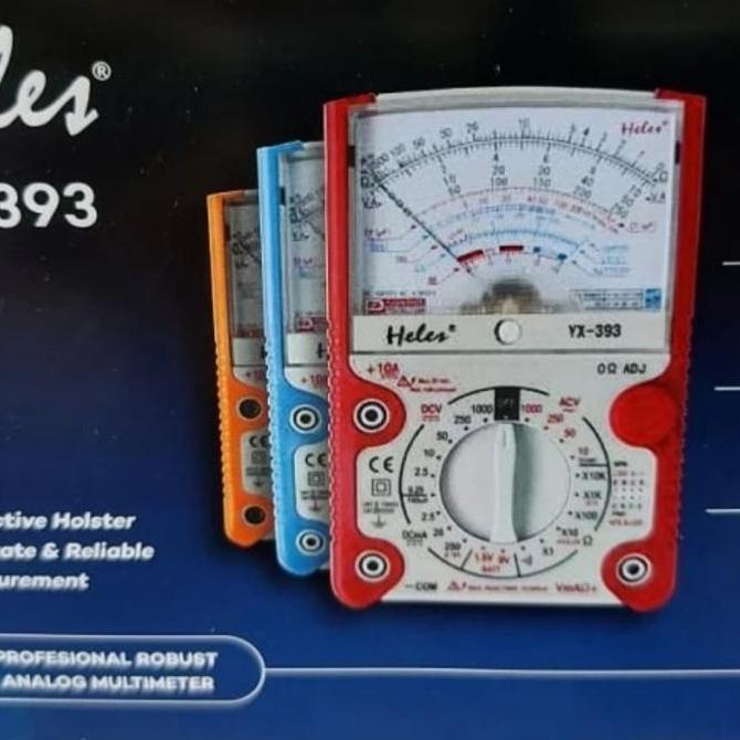 MULTI TESTER ANALOG HELES YX393 BUZZER. ORIGINAL DAN TERPERCAYA