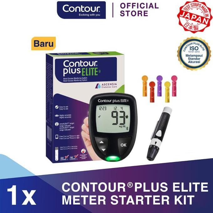 Ascensia Diabates Care - Contour Plus Elite Meter Alat Tes Gula Darah
