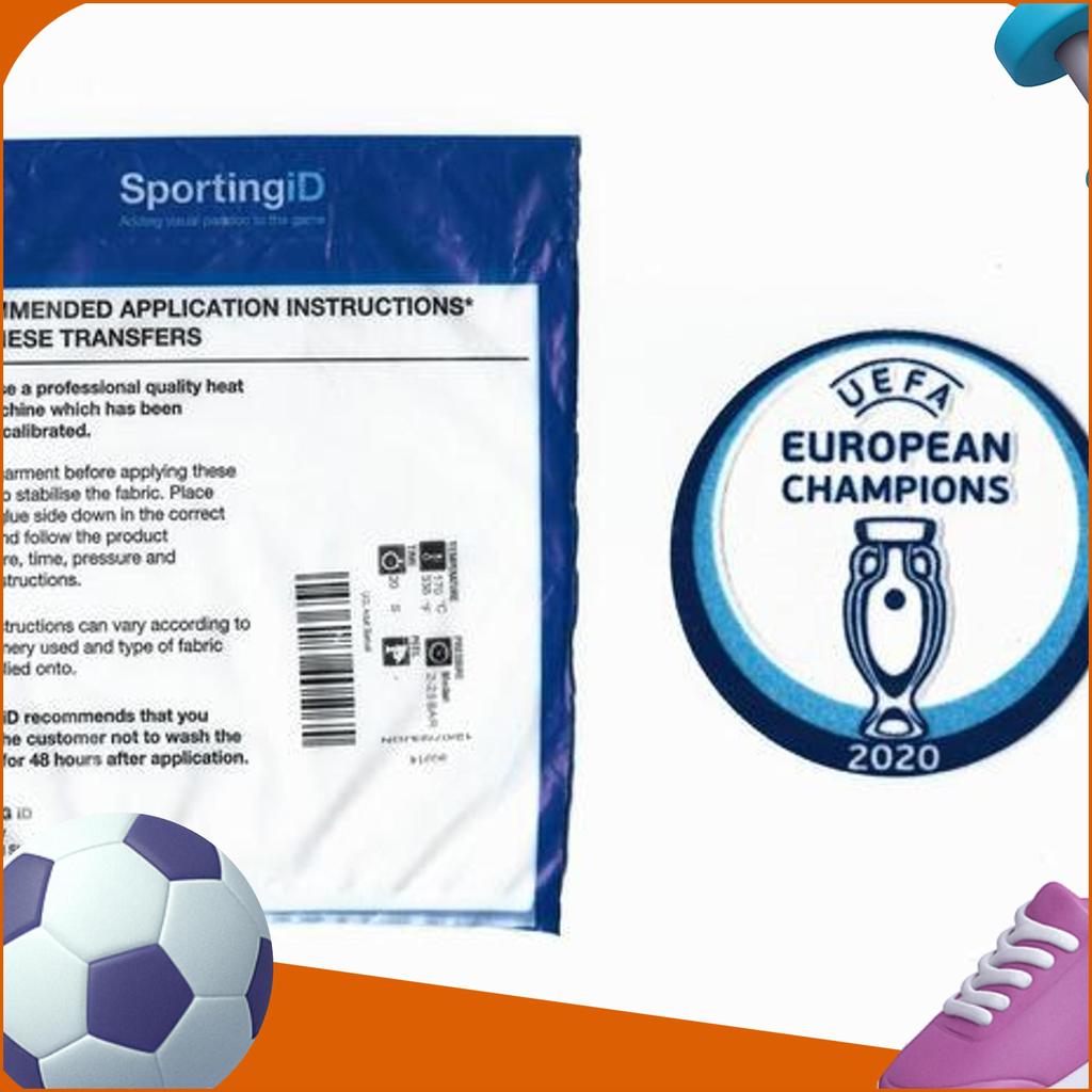 Patch Defending Champions Euro 2020. Original Patch For Jersey.