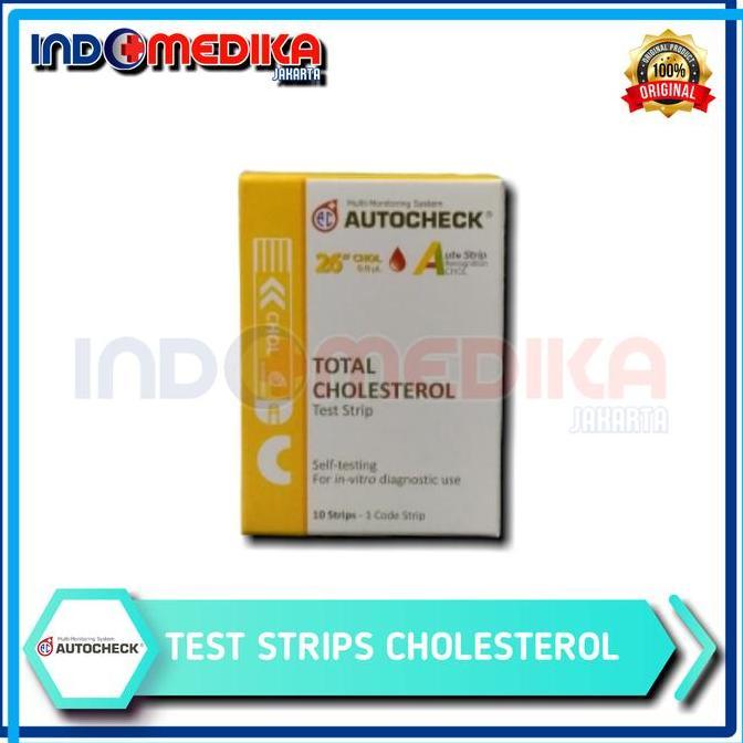 Strip Autocheck Kolesterol / Strip Kolesterol Autocheck Auto Check