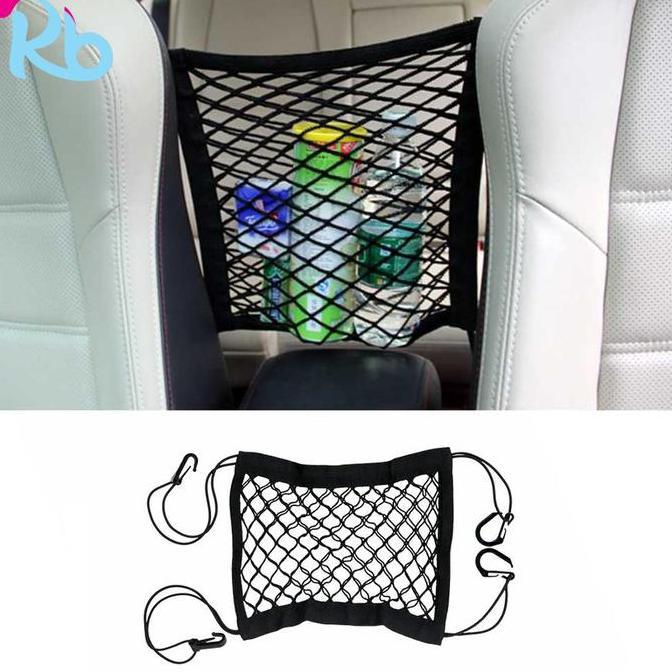 Promo Car Seat Net Organizer Jaring Pelindung | Jaring Penyimpanan Car Net Storage COD