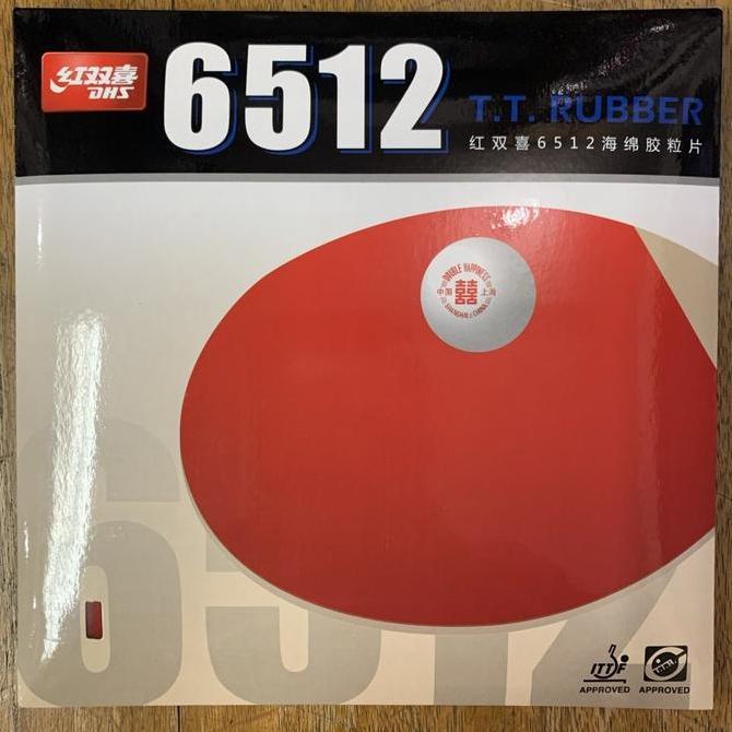 Karet Bet /Bat/Bad Pingpong Tenis Meja Dhs 6512 Original