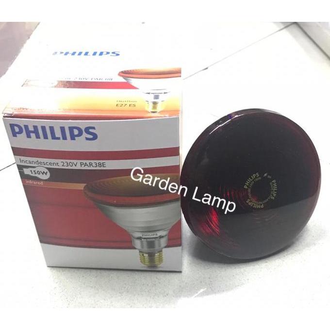 Lampu Philips Infraphil 150 watt type par38e - infrared