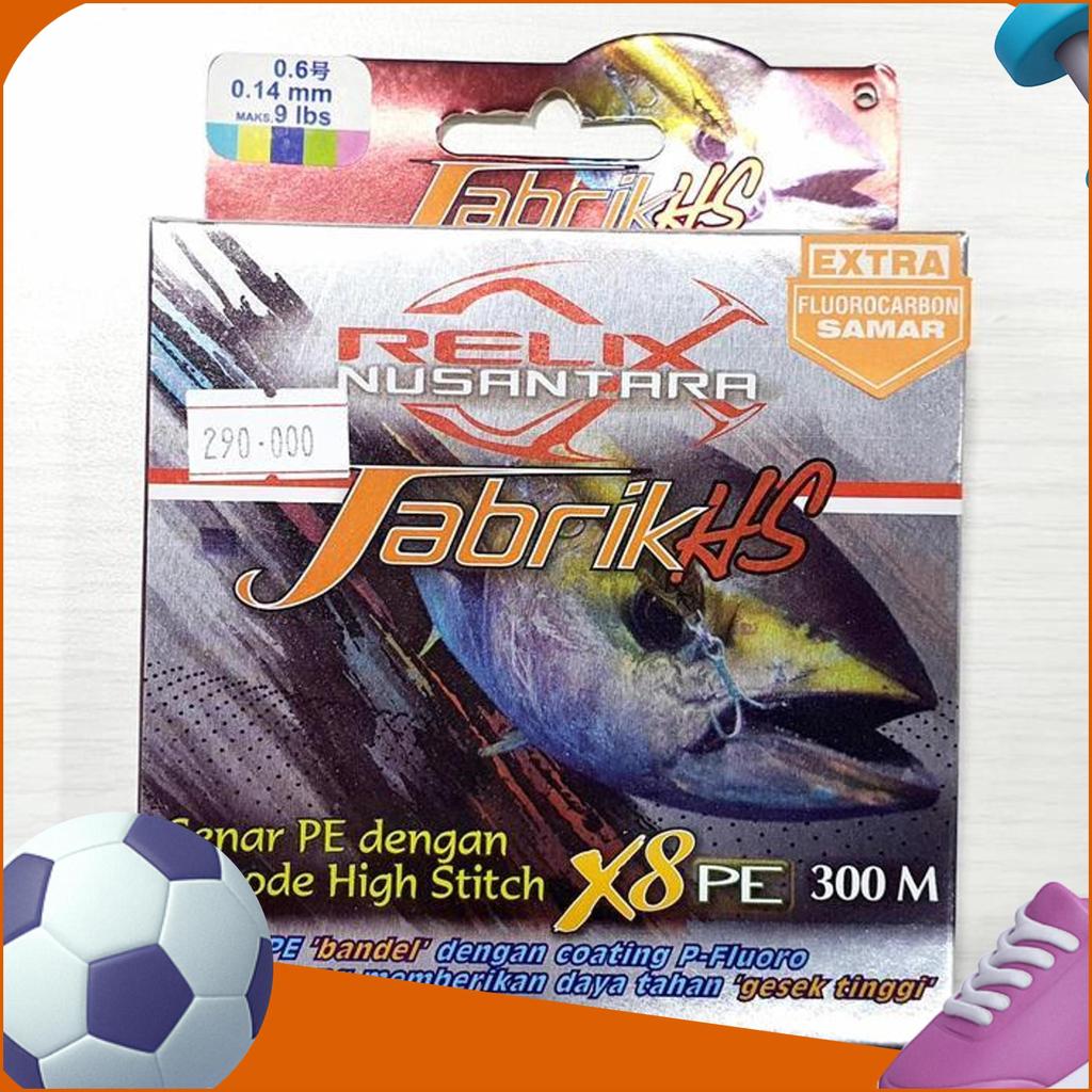 Senar Pe Jabrik Hs Pe 0.6 300M Relix Nusantara