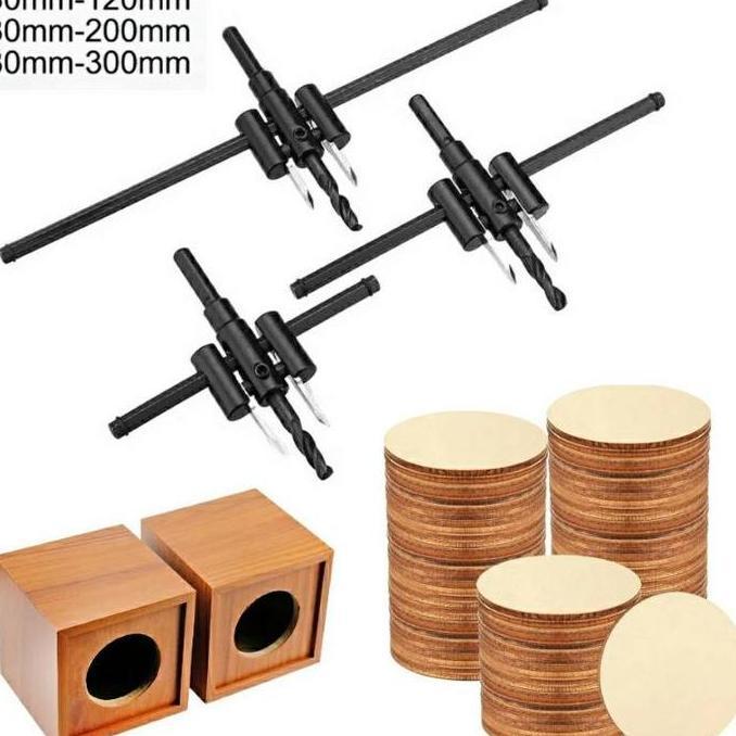 Mata bor alat pelubang kayu lingkaran bulat sempurna 360 derajat - Available