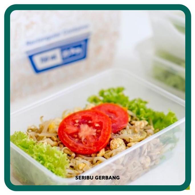 TERMURAH KOTAK MAKAN PLASTIK THINWALL MERK DM 650ML / BOX 650 ML