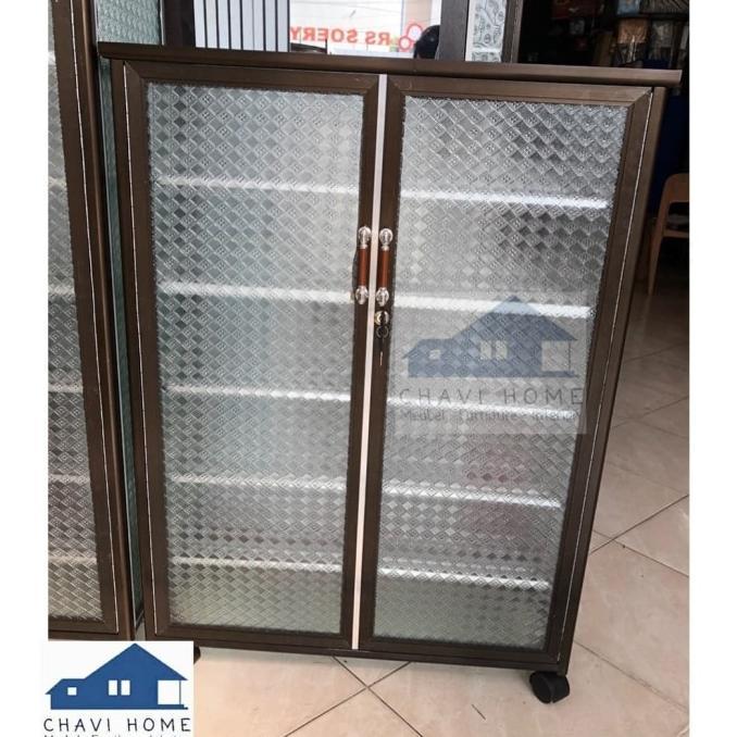 Rak sepatu aluminium lemari sepatu tempat sepatu shoes rack 5 susun