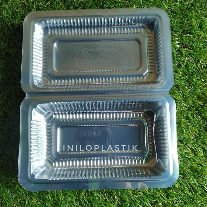 mika plastik bening 4A serbaguna / wadah kue plastik mika 4A - 100pcs