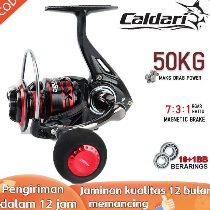 Caldari Reel Pancing Logam Penuh Reel Spinning Mesin Mancing Casting Fishing Reel