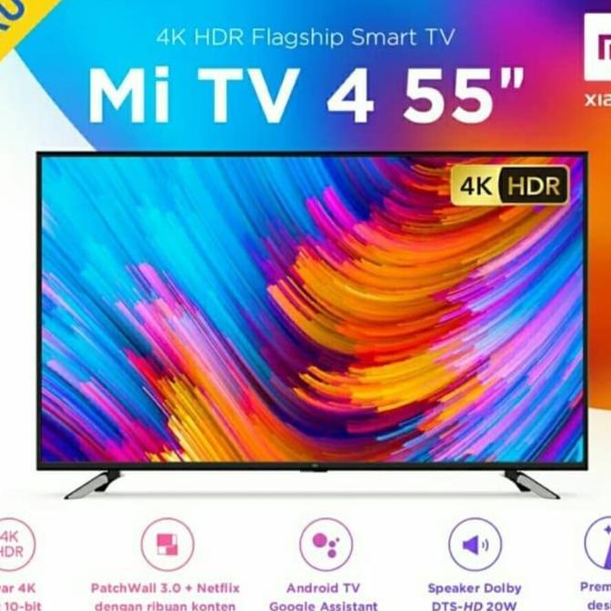 MI TV 4 55" LAndroid Smart TV Garansi resmi Xiaomi LED