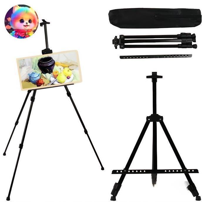 BEBAS ONGKIR - Tripod Frame Foto Stand Frame Poster Foto Besi