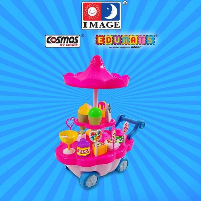 IMAGE TOYS mainan Ice Cream Play Set " L " [ Box ]