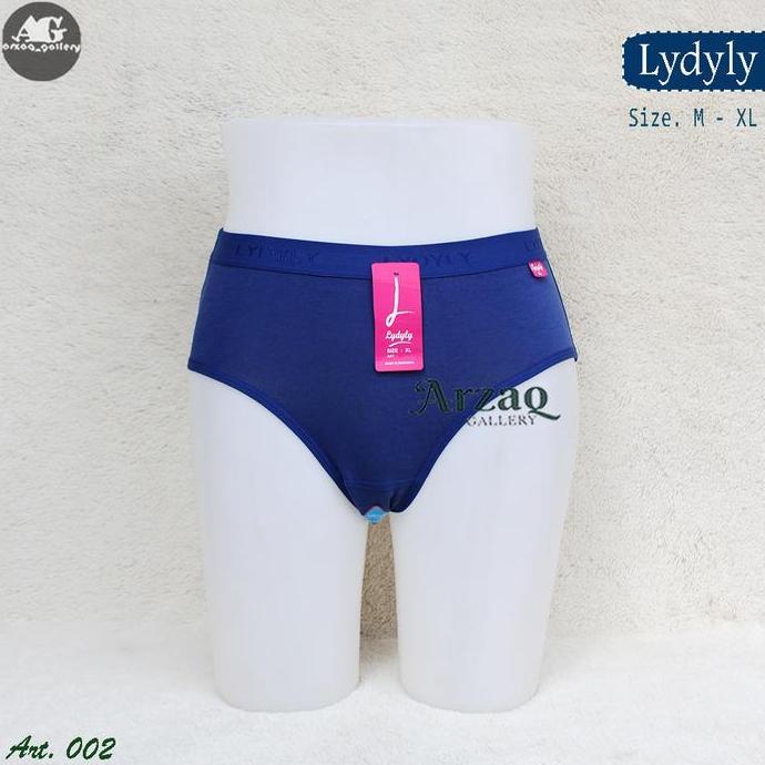 Promo CD Lydyly LD 002 Celana Dalam Midi Wanita Remaja Bahan Katun Lembut Nyaman Model Karet Lebar S