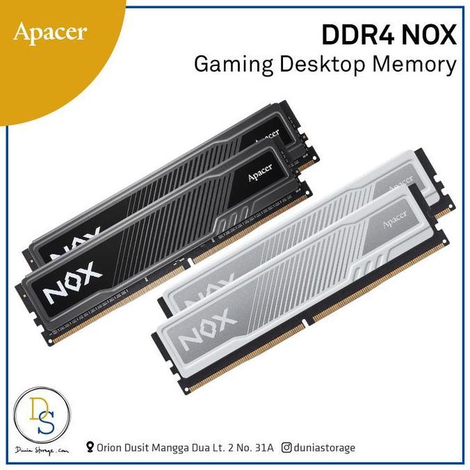 APACER Longdimm NOX 16GB (2X8GB) DDR4 3200 MHz Dual Channel