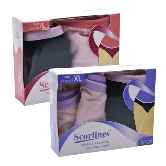 Promo scorlines celana dalam wanita Nyaman COD