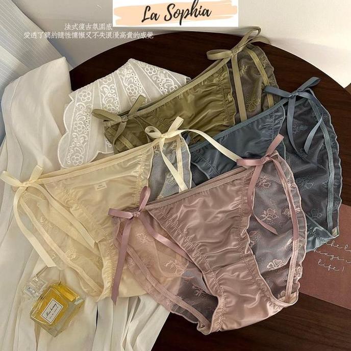 Promo Celana Dalam Wanita Rendah Satin Sutra 061 COD