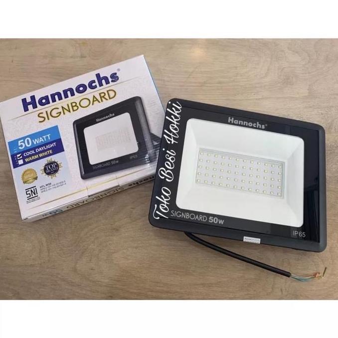 NEW Lampu Sorot / Lampu Tembak / Lamp Signboard Hannochs 50Watt