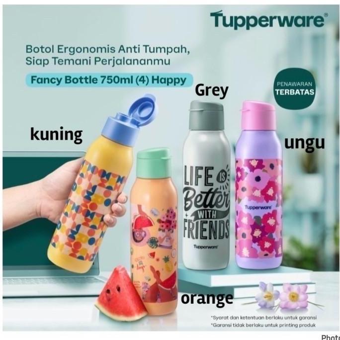 TERBARU - Botol minum motif Fancy 750 ml Tupperware