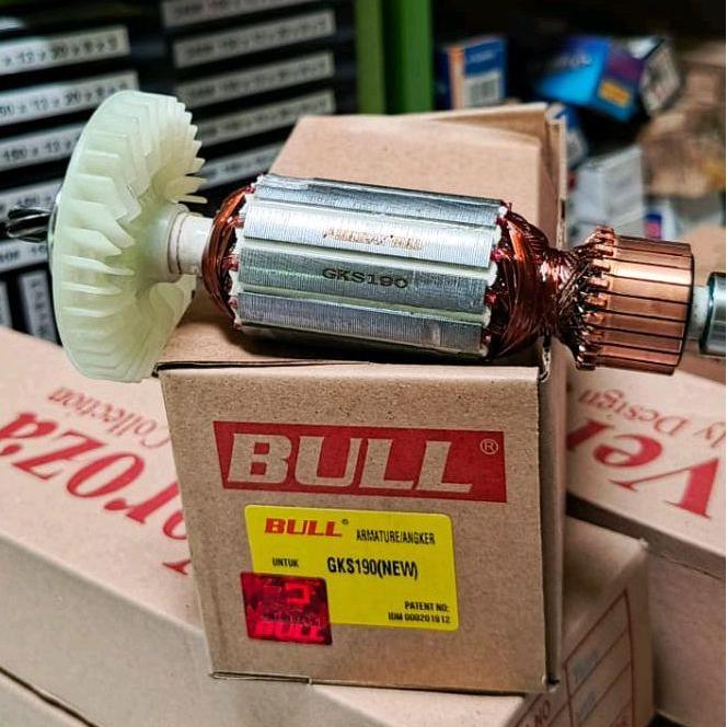 Angker armature Bull GKS 190 NEW for mesin serkel circular saw Bosch 7 inch dan GKS 165