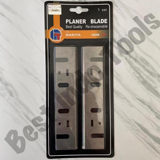 PLANER BLADE GT FOR MAKITA 1805N TCT MATA PISAU ASAH SERUT KETAM PASAH 1805 N 1 SET ISI 2