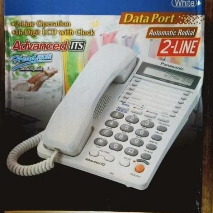 Murah Telepon Panasonic 2 Line Layar / Pesawat Telepon Panasonic 7238Mx