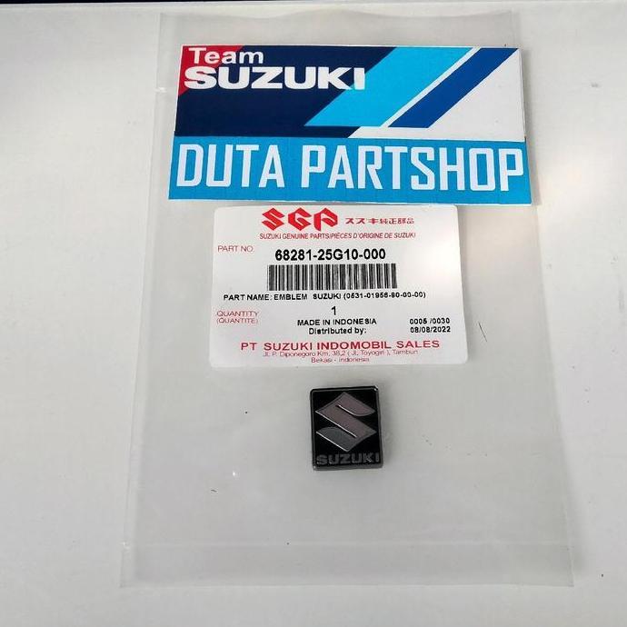 emblem logo Suzuki S kecil Skywave Satria Fu smash new original Suzuki Genuine Part SGP Aksesoris Mo