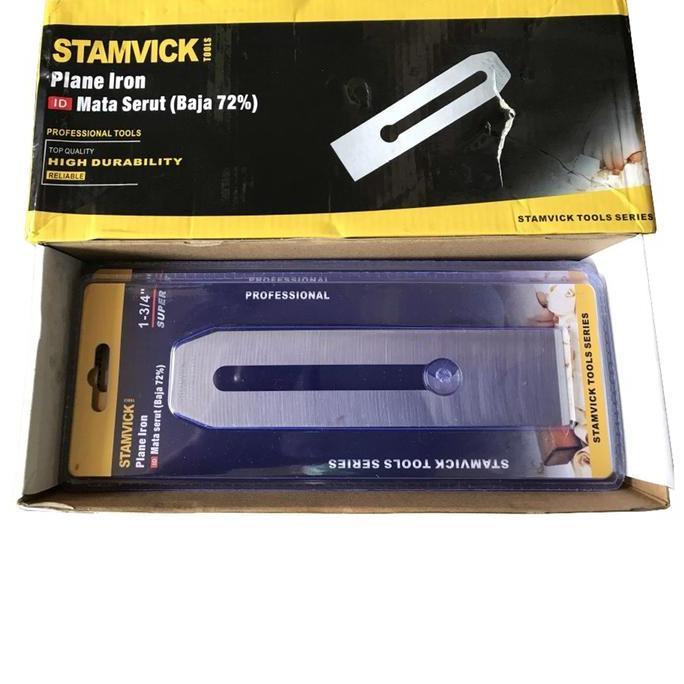 UJ - Mata Pisau Serut 1 3/4" / Ketam Kayu Manual STAMVICK / Mata Serut Kayu Manual