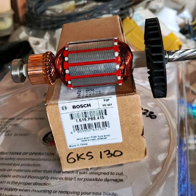 Angker armature bosch gks 130 for mesin serkel circular saw original