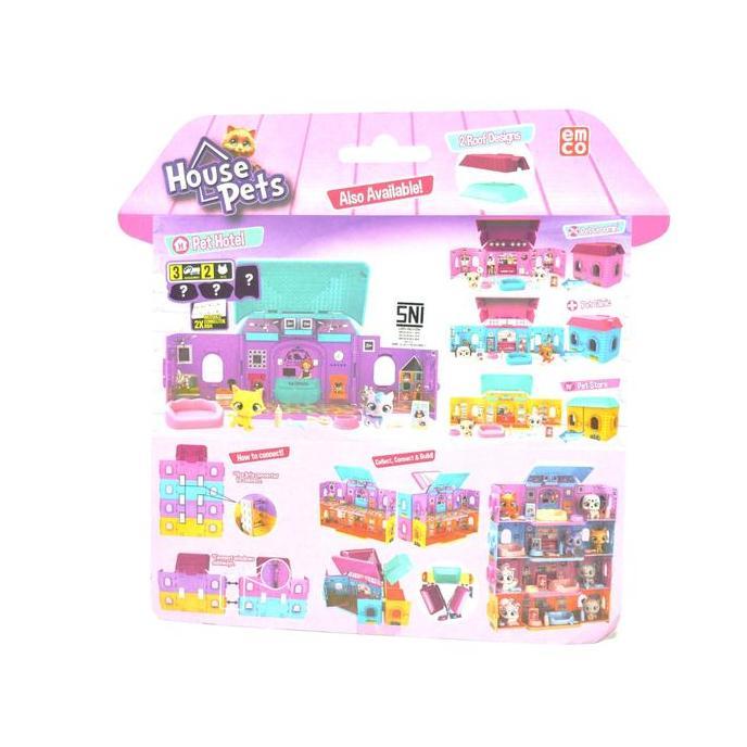 Mainan Emco Pet House - Playset Anak Seri Hewan Peliharaan Toy