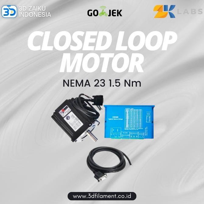 Closed Loop Stepper Motor NEMA 23 1.5 Nm with Driver Encoder Cable