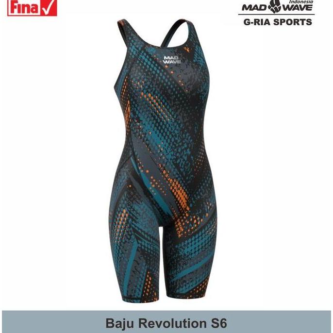 Original Mad Wave Revolution S6 Racing Swimsuit ( Baju kompetisi renang )