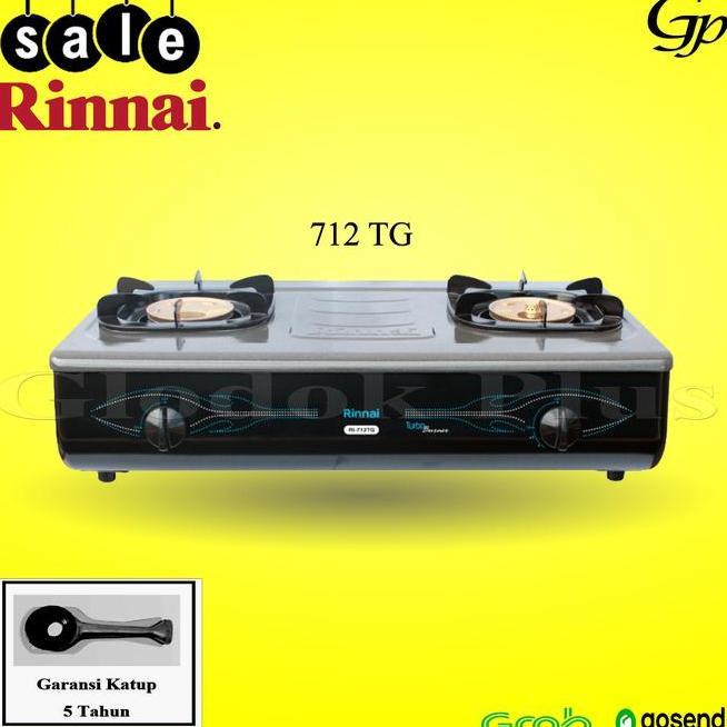 Rinnai Ri712Tg Kompor Gas 2 Tungku Rinai Ri712Tg Turbo Burner 712 Tg