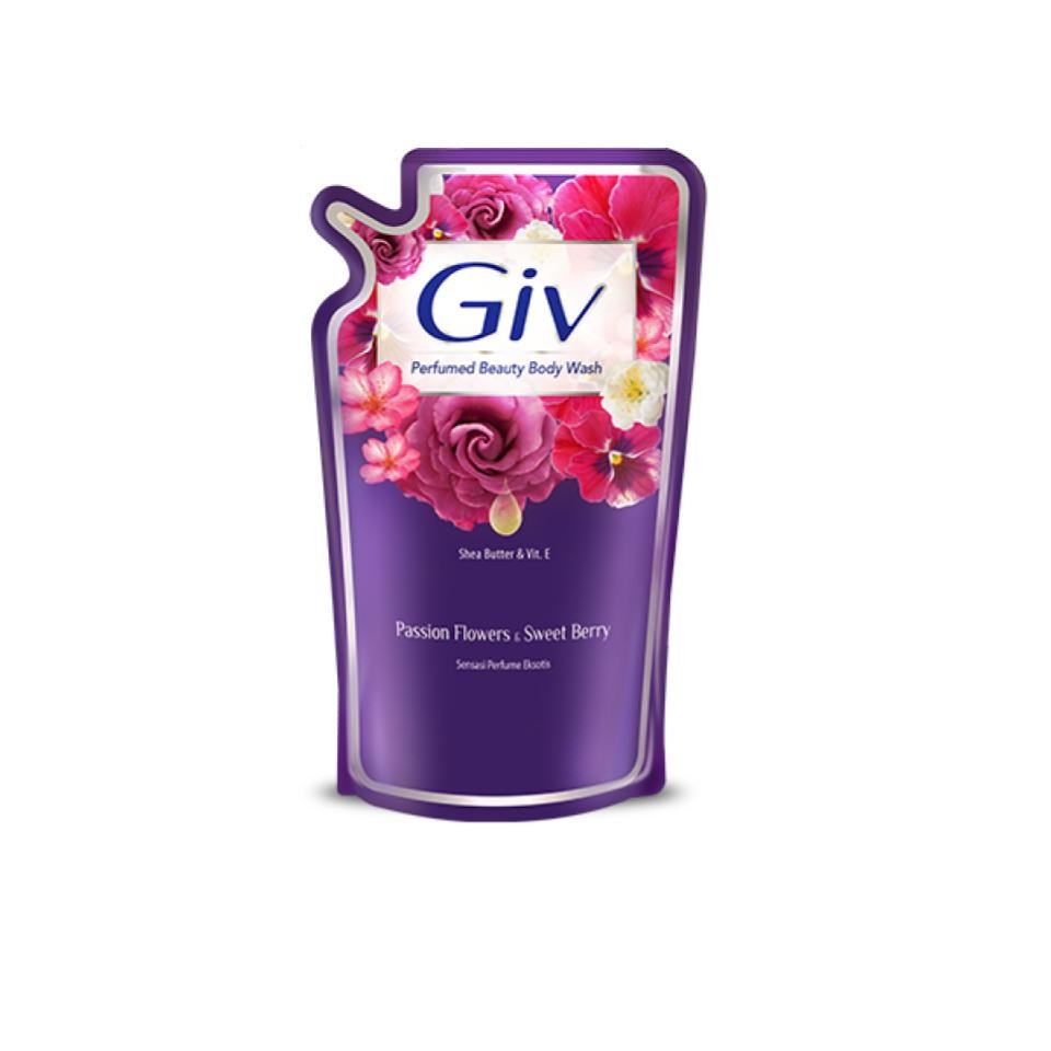 Giv Beauty Sabun Mandi Cair Ungu Pouch 800 ml x5 - Gambar 3