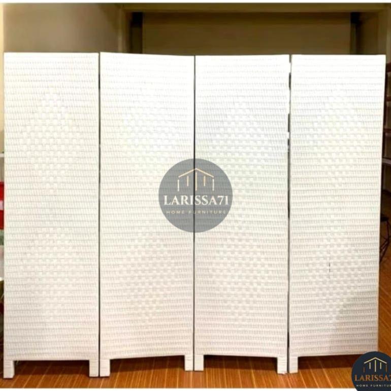Sketsel Ruangan Rotan Sintetis Putih Pintu 4